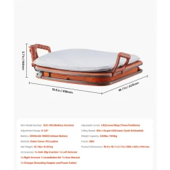 VEVOR Electric Seat Assist Lifting Cushion, 200lb Capacity, up to 34° Chair Lift Assist Device, with One-Button Control & Dual Power Options, Portable Lifting Seat with Carry Handle, for Sofa Bed Car
