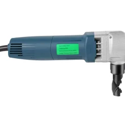 VEVOR Electric Sheet Metal Cutter, 380W Power, 1800RPM Rotor Speed, 0.07in/1.8mm Cutting Capacity, Includes Replacement Blades and Storage Case, Ideal for Stainless Steel, Aluminium, Plastic