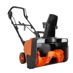 VEVOR Electric Snow Blower, 20 inch 15A Corded Snow Thrower with Dual LED Headlights & 180° Rotating Chute, 25FT Throwing Distance, 12