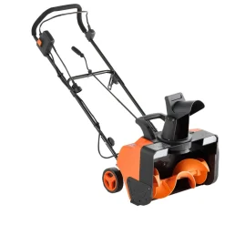 VEVOR Electric Snow Blower, 20 inch 15A Corded Snow Thrower with Dual LED Headlights & 180° Rotating Chute, 25FT Throwing Distance, 12