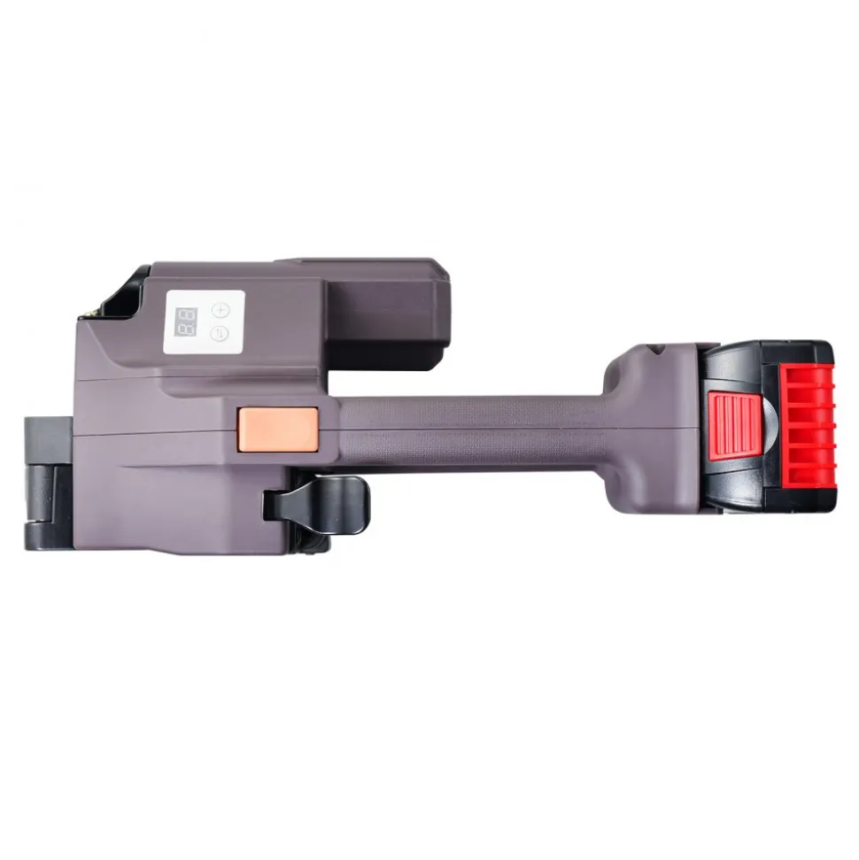 VEVOR Electric Strapping Machine, for 0.39"-0.75" PP PET Straps, Portable Electric Banding Tool with Digital Display, 2 x 4000mAh Battery Powered Automatic Strapping Tool for Packaging Box Pallet