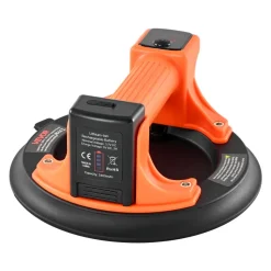VEVOR Electric Suction Cup, 8-Inch Vacuum Glass Lifter with Digital Display for Suction Power & Battery Level, 440 lbs Max Lifting Capacity Tile Suction Cup Tool for Lifting Tile, Granite (1-Pack)