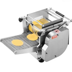 VEVOR Electric Tortilla Maker, Automatic Corn Tortilla Making Machine with Non-Stick Coating and Two Molds(4 in + 6 in), Electric Chapatti Machine Suitable for Produce Sopes Pita Tortilla Pizza