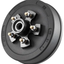 VEVOR Electric Trailer Brake Assembly, 10 x 2-1/4 Inch, 2 Pairs Self-Adjusting Electric Brakes Kit for 3500 lbs Trailer Axle, Backing Plates for Braking System Part Replacement, Fit for Trailers, RVs