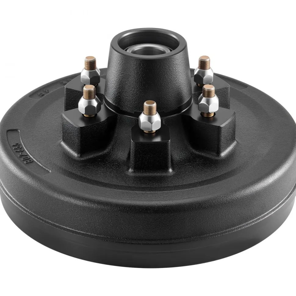 VEVOR Electric Trailer Brake Assembly, 12 x 2 Inch, 1 Pair Self-Adjusting Electric Brakes Kit for 6000 lbs Trailer Axle, Backing Plates for Braking System Part Replacement, Fit for Trailers, RVs