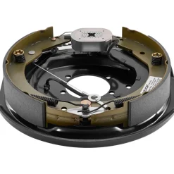 VEVOR Electric Trailer Brake Assembly, 12 x 2 Inch, 1 Pair Self-Adjusting Electric Brakes Kit for 6000 lbs Trailer Axle, Backing Plates for Braking System Part Replacement, Fit for Trailers, RVs