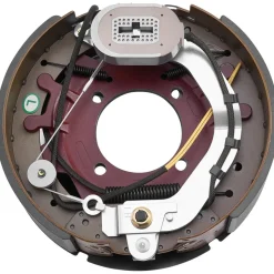 VEVOR Electric Trailer Brake Kit, 12.25 x 3.375 Inch, 2 Pairs Self-Adjusting Electric Brakes Kit for 10000 lbs Trailer Axle, Backing Plates for Braking System Part Replacement, Fit for Trailers, RVs