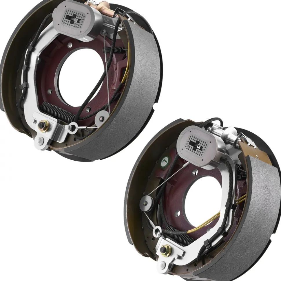 VEVOR Electric Trailer Brake Kit, 12.25 x 3.375 Inch, 1 Pair Self-Adjusting Electric Brakes Kit for 8000 lbs Trailer Axle, Backing Plates for Braking System Part Replacement, Fit for Trailers, RVs