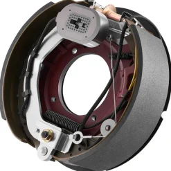 VEVOR Electric Trailer Brake Kit, 12.25 x 3.375 Inch, 1 Pair Self-Adjusting Electric Brakes Kit for 8000 lbs Trailer Axle, Backing Plates for Braking System Part Replacement, Fit for Trailers, RVs