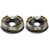 VEVOR Electric Trailer Brake Assembly, 12" x 2", 1 Pair Self-Adjusting Electric Brakes Kit for 7000 lbs Axle, 5-Hole Mounting, Backing Plates for Braking System Part Replacement (1 Right + 1 Left)