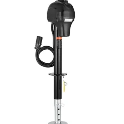 VEVOR Electric Trailer Jack, 3500 lbs, Heavy Duty RV Electric Power Tongue Jack with 7-pin Connector, Manual Crank Handle & Weatherproof Jack Cover, 9.5