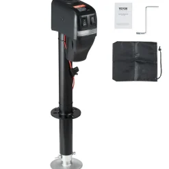 VEVOR Electric Trailer Jack, Power Tongue Jack Weight Capacity 4000 lbs, 9.84"-33.85" Electric Tongue Jack with Waterproof Cover for Lifting RV Trailer, Horse Trailer, Utility Trailer, Yacht Trailer