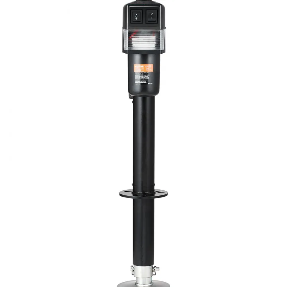 VEVOR Electric Trailer Jack, Power Tongue Jack Weight Capacity 3500 lbs, 9.84"-33.85" Electric Tongue Jack with Waterproof Cover for Lifting RV Trailer, Horse Trailer, Utility Trailer, Yacht Trailer