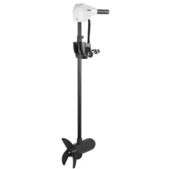 VEVOR Electric Trolling Motor, Transom Mounted Outboard Boat Motors 24V 86lbs Thrust, 8-Speed Electric Boat Engine w/ Battery Indicator, for Kayaks, Fishing Boats on Freshwater/Saltwater, 36-In Shaft