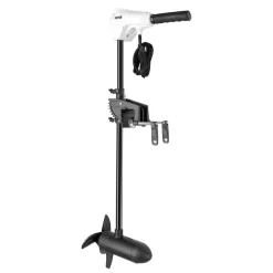 VEVOR Electric Trolling Motor, Transom Mounted Outboard Boat Motors 24V 86lbs Thrust, 8-Speed Electric Boat Engine w/ Battery Indicator, for Kayaks, Fishing Boats on Freshwater/Saltwater, 36-In Shaft
