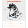 VEVOR Electric Tube Bending Machine, 750W Electric Tubing Bender with 6L Hydraulic Cylinder, Movable Pipe Bender Machine with 3 Dies & 180° Max Bending Angle, Suitable for 1", 1-1/2", 1-3/4" Pipes