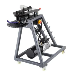 VEVOR Electric Tube Bending Machine, 750W Electric Tubing Bender with 6L Hydraulic Cylinder, Movable Pipe Bender Machine with 3 Dies & 180° Max Bending Angle, Suitable for 1
