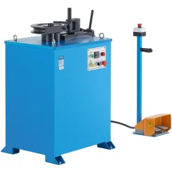 VEVOR Electric Tube Bending Machine, 1.5 KW Electric Tube Bender for 5/8 to 1-1/2 inch Pipes, Pipe Bender Machine with 5 Set Dies, Manual & Auto Modes and 180° Max Bending Angle (220V 60Hz 3-Phase)