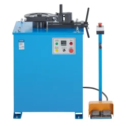 VEVOR Electric Tube Bending Machine, 1.5 KW Electric Tube Bender for 5/8 to 1-1/2 inch Pipes, Pipe Bender Machine with 5 Set Dies, Manual & Auto Modes and 180° Max Bending Angle (220V 60Hz 3-Phase)
