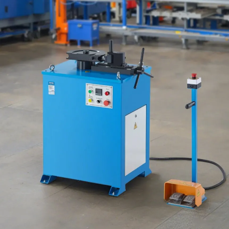 VEVOR Electric Tube Bending Machine, 1.5 KW Electric Tube Bender for 5/8 to 1-1/2 inch Pipes, Pipe Bender Machine with 5 Set Dies, Manual & Auto Modes and 180° Max Bending Angle (220V 60Hz 3-Phase)