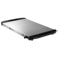 VEVOR Electric Warming Tray, Food Warming Trays for Buffet, Warming Trays with Adjustable Temperature Control, Portable Stainless Steel Food Warmer, Hot Plate Perfect for Parties, Catering, Holidays