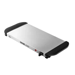 VEVOR Electric Warming Tray, Food Warming Trays for Buffet, Warming Trays with Adjustable Temperature Control, Portable Stainless Steel Food Warmer, Hot Plate Perfect for Parties, Catering, Holidays