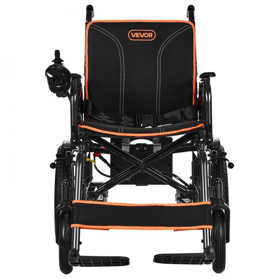 VEVOR Electric Wheelchair for Adults Seniors, 300 lbs Weight Capacity, 20 in Width Lightweight Foldable Motorized Power Wheelchairs, Long Range All Terrain Aluminum Alloy Chair, Adjustable Backrest