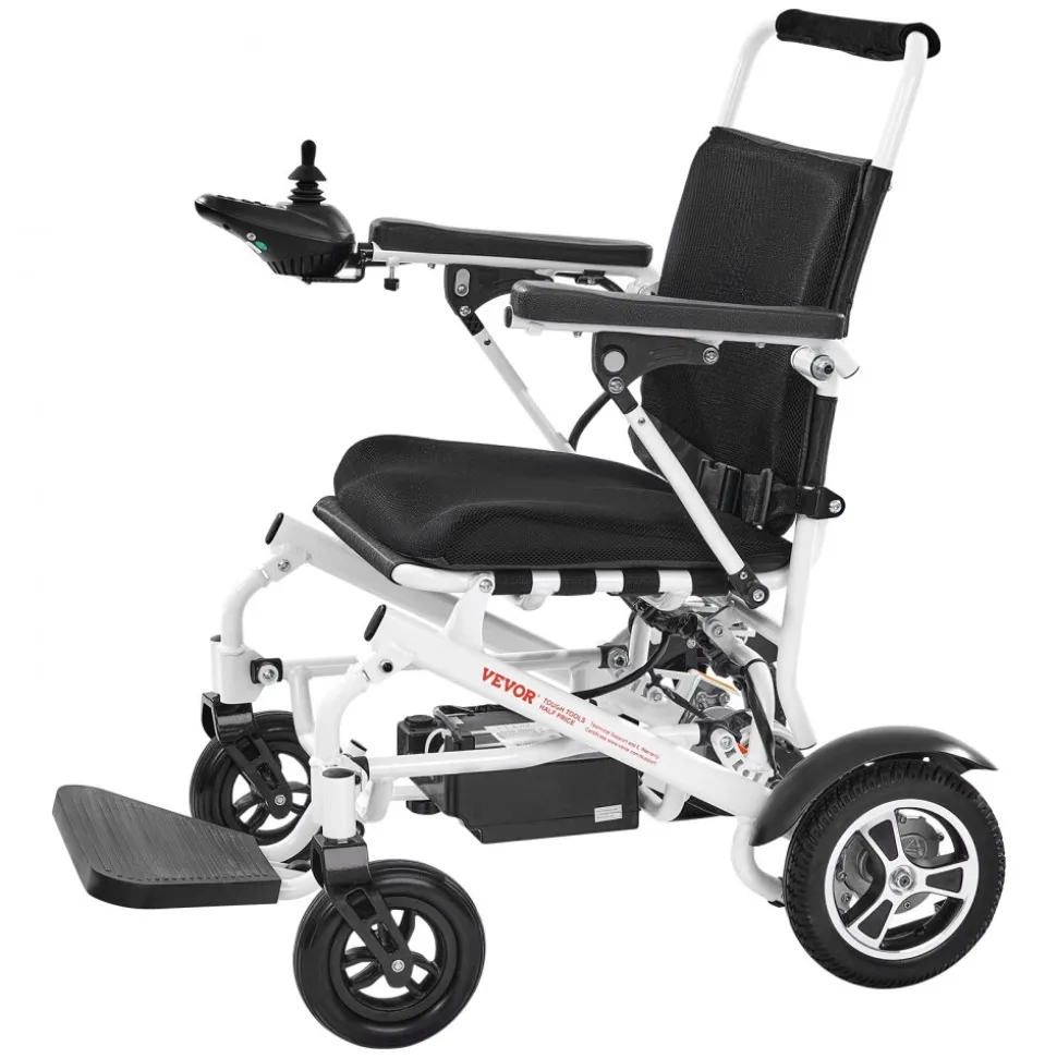 VEVOR Electric Wheelchair for Adults, 300lbs Capacity, Foldable & Lightweight Motorized Wheelchair, 13-Mile Long Travel Range, All-Terrain Powered Chair, Portable 21 inch Seat for Seniors & Disabled