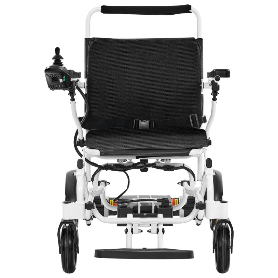 VEVOR Electric Wheelchair for Adults, 300lbs Capacity, Foldable & Lightweight Motorized Wheelchair, 13-Mile Long Travel Range, All-Terrain Powered Chair, Portable 21 inch Seat for Seniors & Disabled