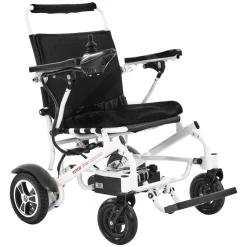 VEVOR Electric Wheelchair for Adults, 300lbs Capacity, Foldable & Lightweight Motorized Wheelchair, 13-Mile Long Travel Range, All-Terrain Powered Chair, Portable 21 inch Seat for Seniors & Disabled