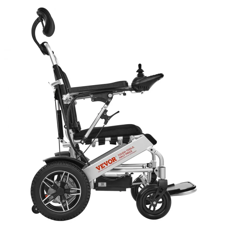 VEVOR Electric Wheelchair for Adults, 300lbs Capacity with Adjustable Backrest, Foldable Lightweight Motorized Wheelchair,13-Mile Range,All-Terrain Powered,Portable 21” Seat for Seniors & Disabled