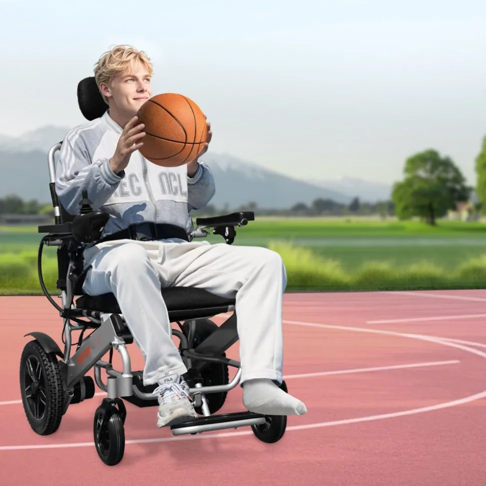 VEVOR Electric Wheelchair for Adults, 300lbs Capacity with Adjustable Backrest, Foldable Lightweight Motorized Wheelchair,13-Mile Range,All-Terrain Powered,Portable 21” Seat for Seniors & Disabled