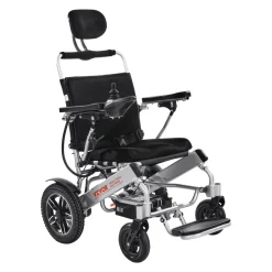 VEVOR Electric Wheelchair for Adults, 300lbs Capacity with Adjustable Backrest, Foldable Lightweight Motorized Wheelchair,13-Mile Range,All-Terrain Powered,Portable 21” Seat for Seniors & Disabled