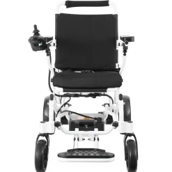 VEVOR Electric Wheelchair for Adults Seniors, 300 lbs Weight Capacity, 17.7 in Width Lightweight Foldable Motorized Power Wheelchairs, UP to 12.5 Miles Range All Terrain Aluminum Alloy Chair