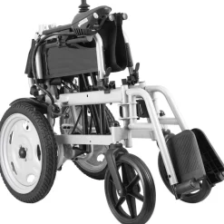 VEVOR Electric Wheelchair for Adults Seniors, 265 lbs Weight Capacity, 17.5in Width Lightweight Foldable Motorized Power Wheelchairs, UP to 12.5Miles Range All Terrain Power Chair, Adjustable Backrest