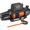 VEVOR Electric Winch, 13500 lbs Load Capacity, 12V DC Truck Winch with Φ3/8 in x 85 ft Synthetic Rope, Wireless & Wired Remote Control, IP55 Waterproof for Towing Off-Road SUV Jeep Trailer Boat