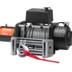 VEVOR Electric Winch, 18,000 lb, 12V DC Truck Winch with Φ7/16 in x 85 ft Steel Cable Roller Fairlead Wireless & Wired Remote Control, IP55 Waterproof for Towing Off-Road SUV Jeep Truck Trailer Boat