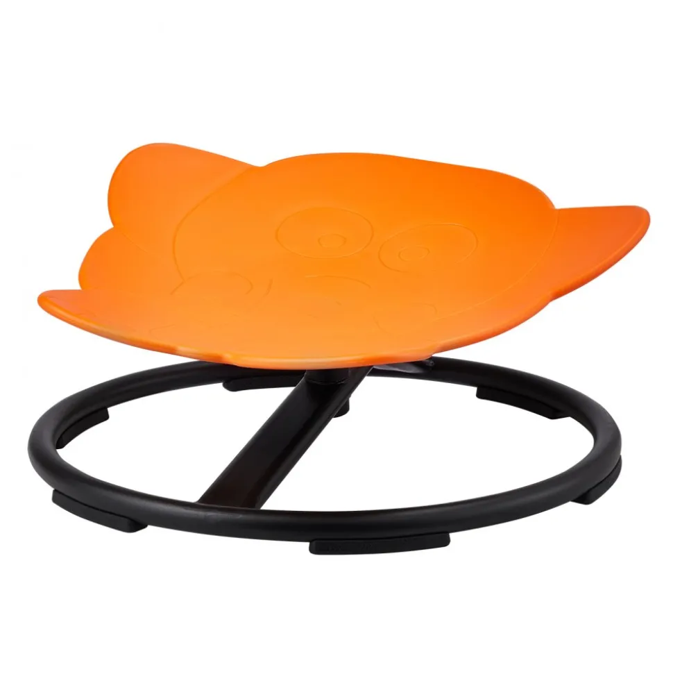 VEVOR Elephant Kids Swivel Chair, 220 LBS Capacity, 360° Spinning Chair, Autistic Kids Sensory Toy Chair with Non-Slip Metal Base, Toddler Sit and Spin Chair for Coordination Balance Focus Orange