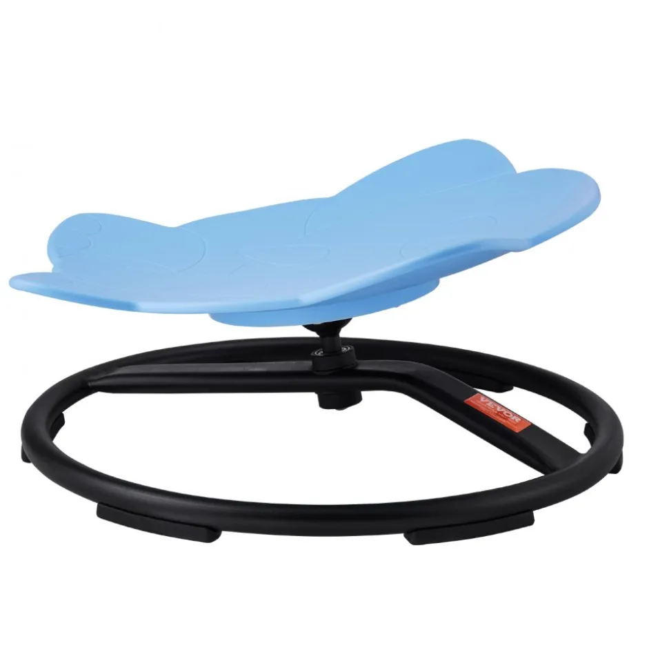 VEVOR Elephant Kids Swivel Chair, 220 LBS Capacity, 360° Spinning Chair, Autistic Kids Sensory Toy Chair with Non-Slip Metal Base, Toddler Sit and Spin Chair for Coordination Balance Focus Blue