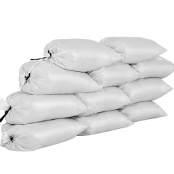 VEVOR Empty Sandbags, 300 Packs 16 x 26 in, Heavy Duty Sand Bags Sacks with Ties, 50lb Capacity Woven Polypropylene Sandbags, Tear-Resistant & UV-Resistant Sand Bags for Flood Protection Barrier