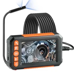 VEVOR Endoscope Camera with Light, Dual Lens Industrial Borescope, 4.3