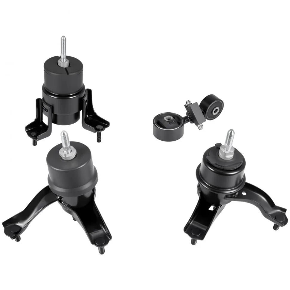 VEVOR Engine and Transmission Motor Mount Kit Replacement, Set of 4, Compatible with 2007–2011 Toyota Camry 2.4L L4, Replace OE# A62009, A4207, A4211, A4274, Secure Support