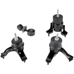 VEVOR Engine and Transmission Motor Mount Kit Replacement, Set of 4, Compatible with 2007–2011 Toyota Camry 2.4L L4, Replace OE# A62009, A4207, A4211, A4274, Secure Support