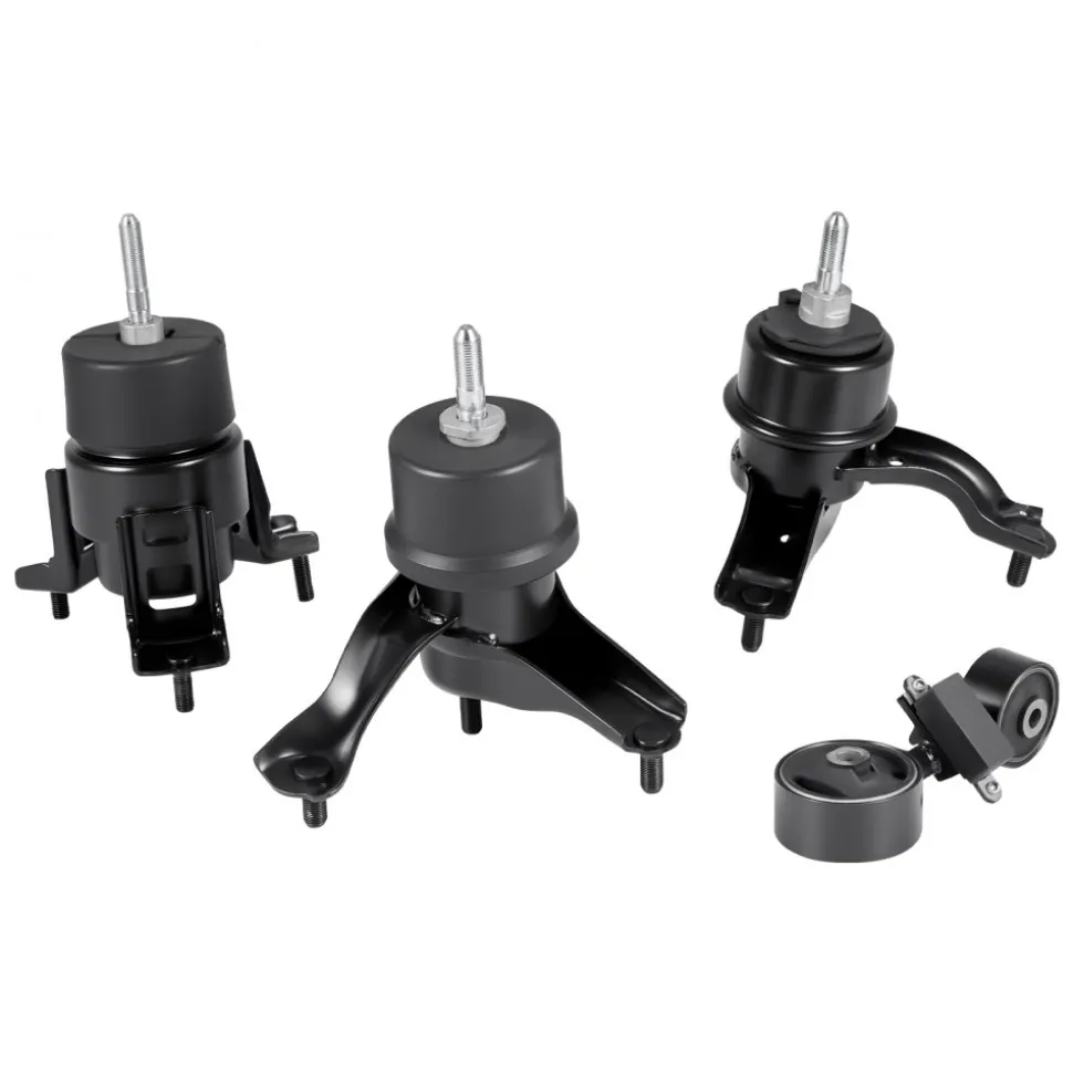 VEVOR Engine and Transmission Motor Mount Kit Replacement, Set of 4, Compatible with 2007–2011 Toyota Camry 2.4L L4, Replace OE# A62009, A4207, A4211, A4274, Secure Support