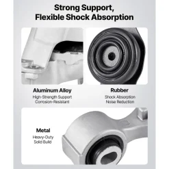 VEVOR Engine and Transmission Motor Mount Kit Replacement, Set of 4, Compatible with 2007–2017 Nissan Altima 2.5L L4, Replace OE# A4350, A4353, A4340, A4339, Secure Support