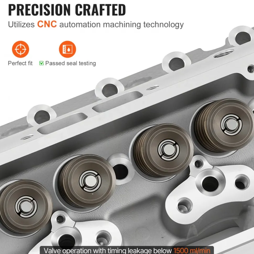 VEVOR Engine Cylinder Head Assembly Replacement, Aluminum Engine Cylinder Head Kit, Compatible with Small Block Chevrolet Engines, SBC 327/ 350/ 383, Corvette, Camaro, Z06