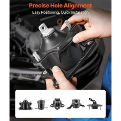VEVOR Engine Motor Mount and Transmission Mount Kit Replacement, Set of 5, Compatible with 2008-2012 Honda Accord 2.4L L4 and 2009-2013 Acura TSX 2.4L, Replace OE# A4565 A4572 A4570 A4584 A4561