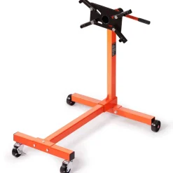 VEVOR Engine Stand, 1300 lbs (3/5 Ton) Rotating Engine Motor Stand with 360 Degree Adjustable Head, Cast Iron Motor Hoist Dolly, 4-Caster, 4 Adjustable Arms, for Vehicle Maintenance, Auto Repair