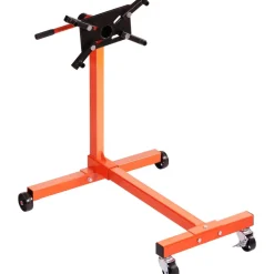 VEVOR Engine Stand, 1300 lbs (3/5 Ton) Rotating Engine Motor Stand with 360 Degree Adjustable Head, Cast Iron Motor Hoist Dolly, 4-Caster, 4 Adjustable Arms, for Vehicle Maintenance, Auto Repair