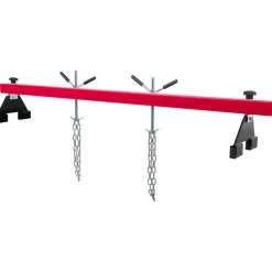 VEVOR Engine Support Bar 1100 Lbs Capacity Engine Transverse Bar Engine Hoist 2 Point Lift Holder Hoist Dual Hooks, Engine Hoist Keeps Engine Stable for Home Garages & Auto Repair Shop